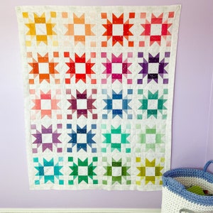 Bee Balm Quilt Pattern PDF Instant Download imagem 4