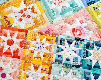 BUNDLE - Nova Flare & Nova Burst Quilt Patterns PDF - Instant Download