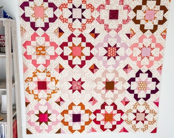 Bloom Burst Quilt Pattern PDF - Instant Download