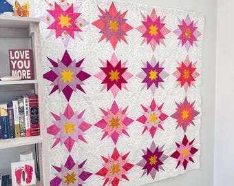 Star Riot Quilt Pattern PDF - Instant Download