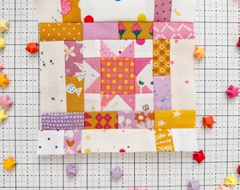 Starhenge FPP Quilt Block, PDF Pattern