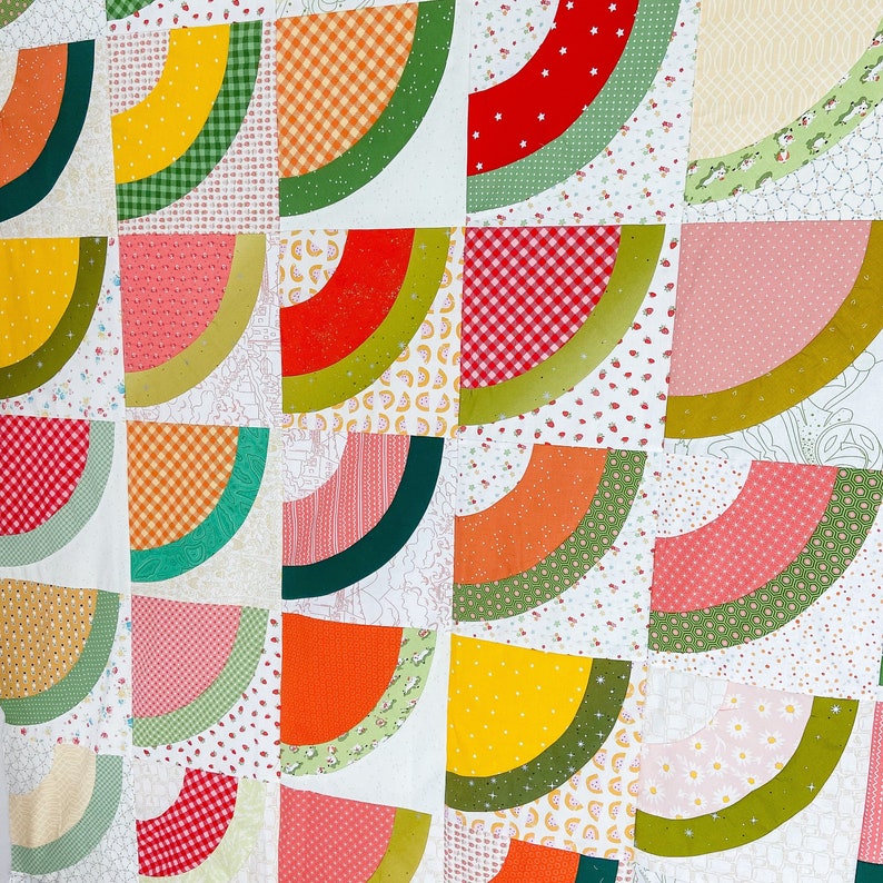 Melon Patch Quilt Pattern PDF Instant Download Etsy