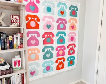 Telephone Game Quilt Pattern PDF - Instant Download