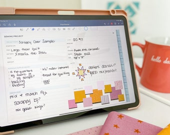 Digital Planner for Quilters, Sewists, Project Management and more!