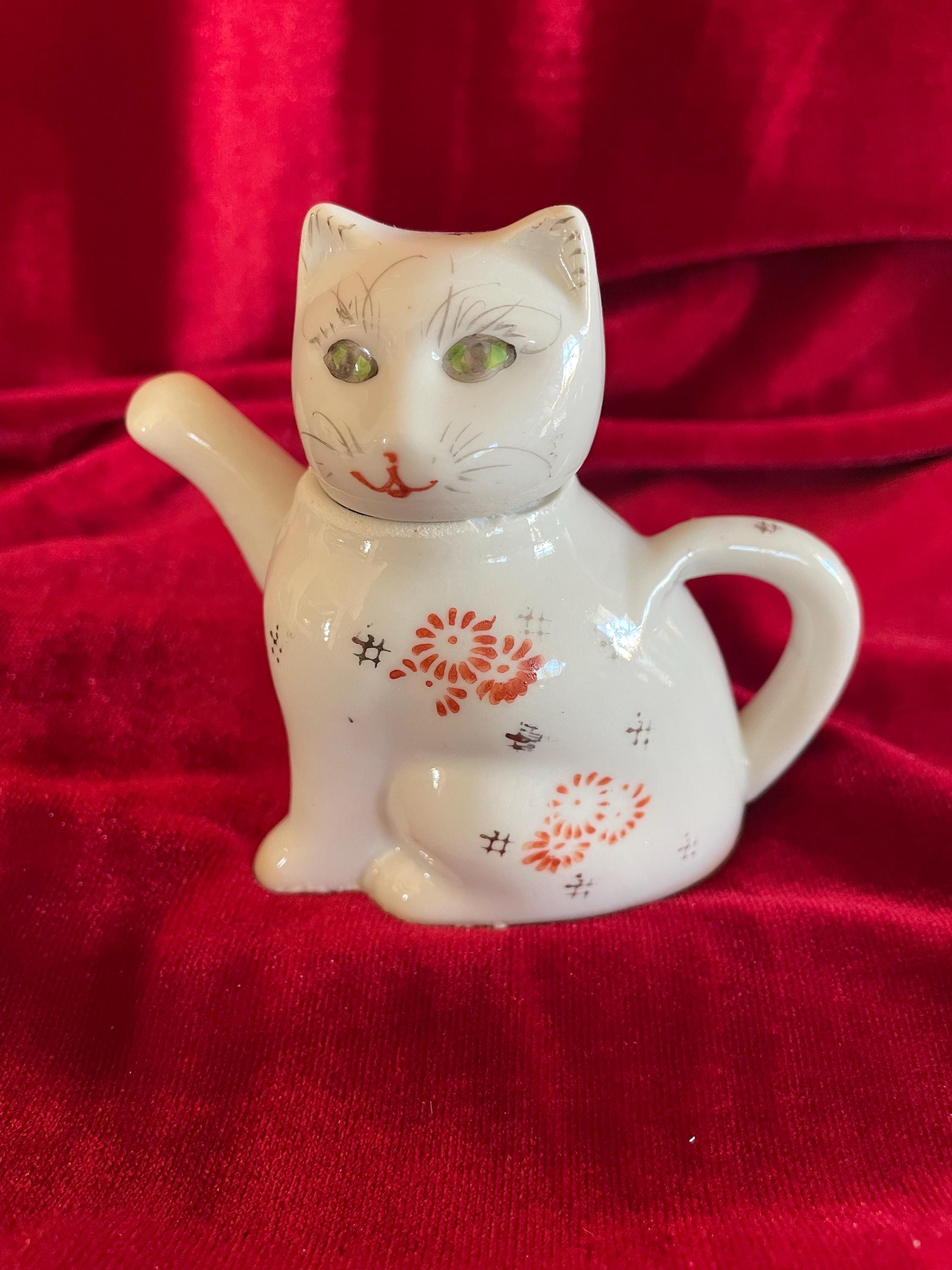 Ruyao Teiera Il Gatto - Teiera Ceramica Ru con Presenze di Crespature