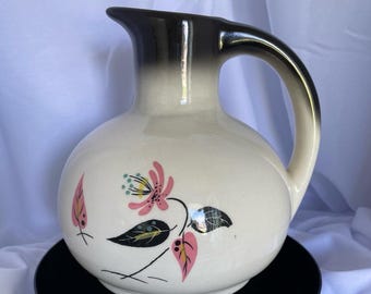 Vintage 1960's Mid Century Modern Ceramic Pitcher