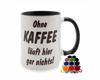 Spruch "Ich muss erstmal GAR NIX!" versch Farben Geschenk WANDKINGS Tasse Spruch "Ich muss erstmal GAR NIX!" versch Farben Geschenk WANDKINGS Tasse