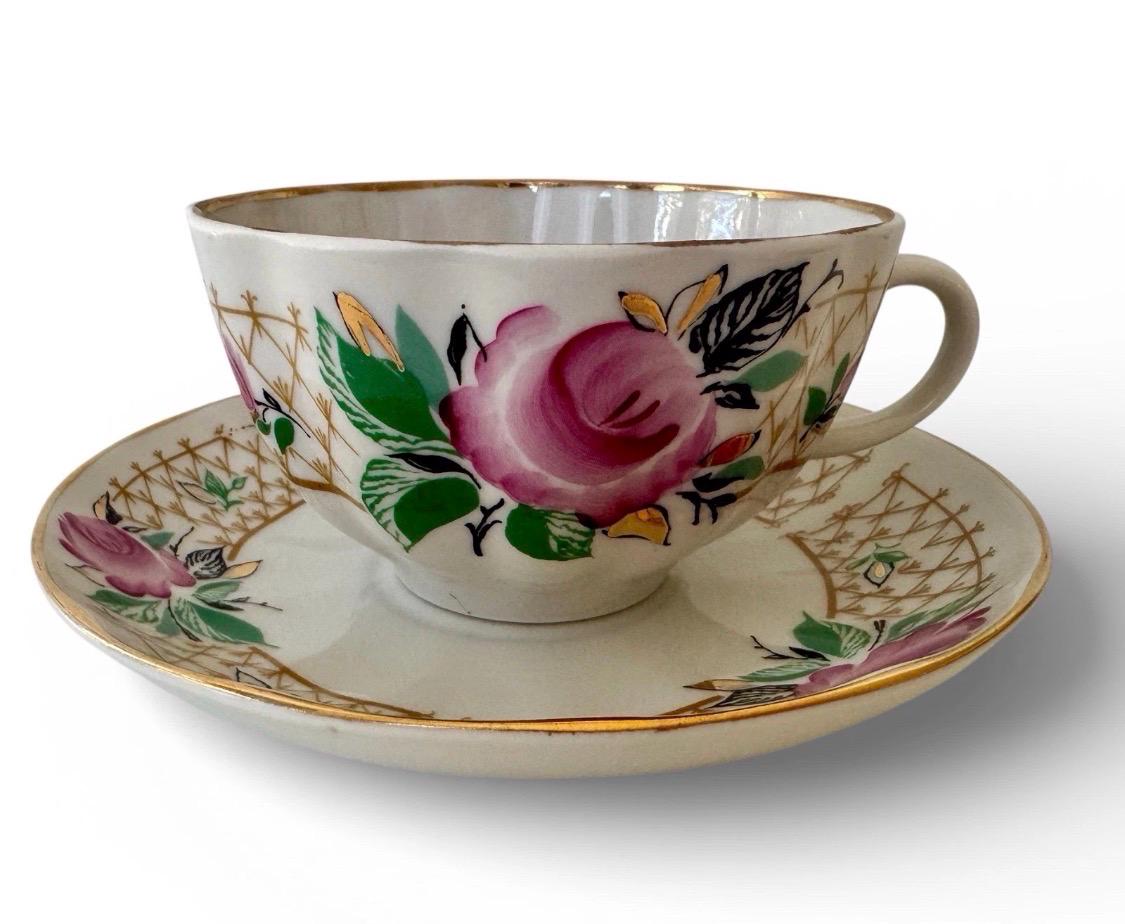 Vintage Lomonosov LFZ Porcelain Tea Set 13pc Dachny/summer Evening ...