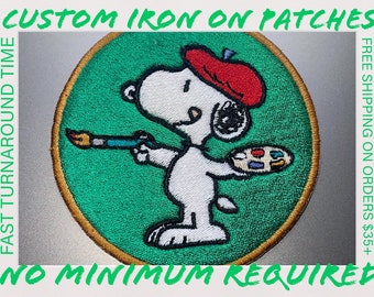 Custom Iron On Patch, Adhesive Logo Patch, Embroidered Patches, Custom Embroidery Patch, Custom Patches, Design Your Own, No Minimum Order.