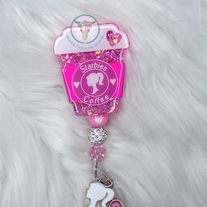 Pink Starbies Badge Reel