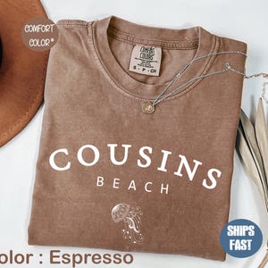 Comfort Colors® Cousins Beach T-Shirt Der Sommer, in dem ich hübsch wurde T-Shirt Team Conrad Team Belly Team Jeremiah East Coast Beach TSITP Shirt
