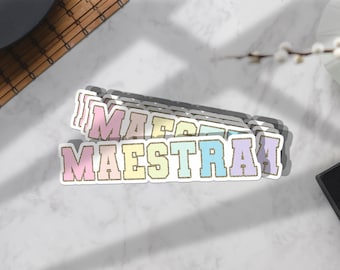 Teacher Name Sticker | Maestra Stickers | Teacher Gifts | Stickers for Teachers | Teacher Vinyl Sticker |Agenda Maestra