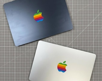Apple Macintosh 80s 90s Retro Mac Multicolor Rainbow Waterproof