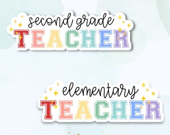 Teacher Stickers | Teacher Gifts | Personalized Sticker|  Teacher Planner Decor | Daycare Teacher Gift | Classroom Gift