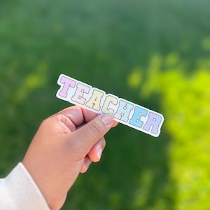 Colorful Teacher Stickers | Teacher Planner Stickers | Teacher Laptop Stickers | Teacher Stickers | Waterproof Teacher Stickers