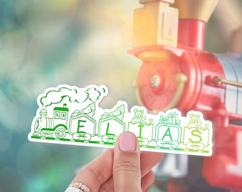 Name Stickers for School | Train Stickers | Train Name Stickers | Name stickers