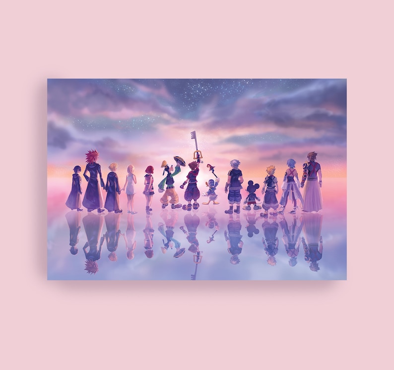 Kingdom Hearts 3 Poster Print | Etsy