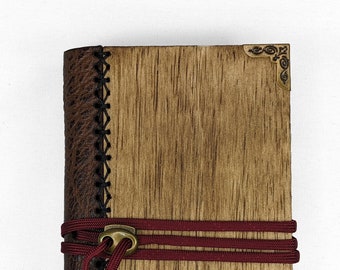Liber Cantatio, a tabletop spell book and tracker for D&D 5e (stock - blank with maroon cord)