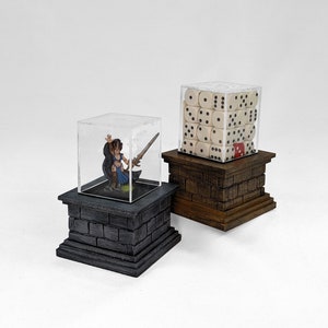 Dice Cube Pedestal Display Stand image 1