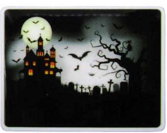 Halloween Night Resin Needle Minder for Cross Stitch