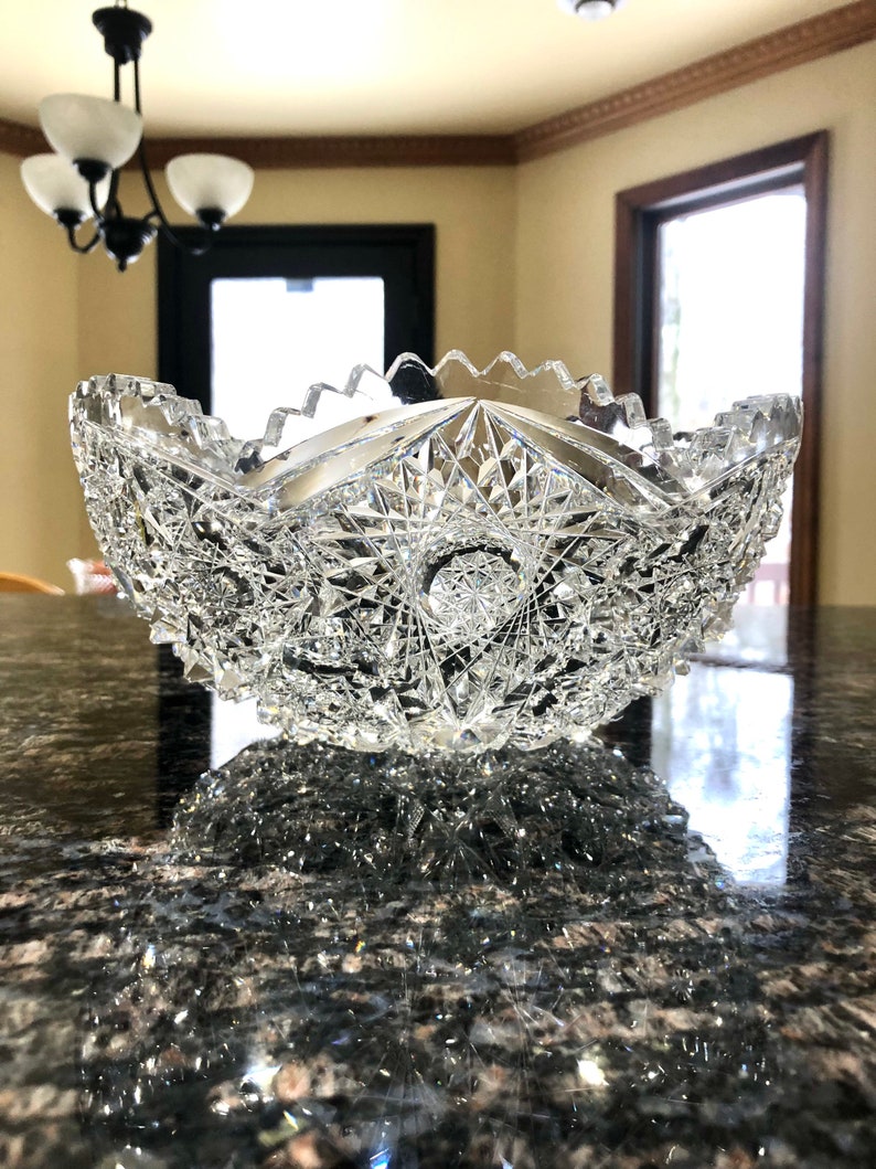 Vintage 18761916 Hunt Glass Aldine Pattern. American Etsy