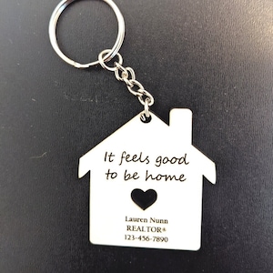 Good to be Home - Realtor Closing Keychain