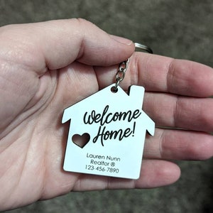 BULK - Welcome Home Keychain Closing Gift