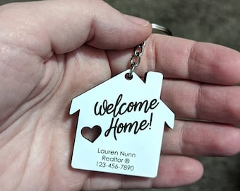 BULK - Welcome Home Keychain Closing Gift