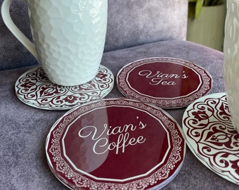 Personalized acrylic coasters