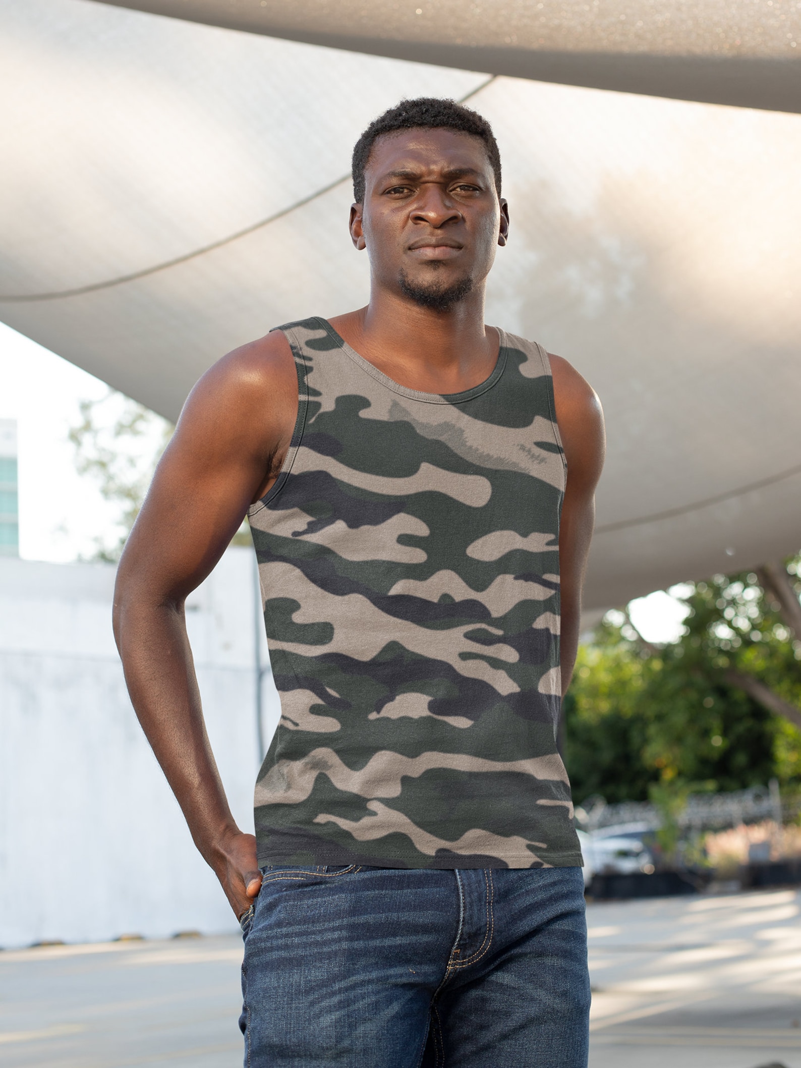 Camouflage Tank Top Mens Street wear Boyfriend Gift Men Etsy