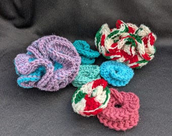 Crochet fidget toy, plush fidget toy, Mobius toy, fidget spinner