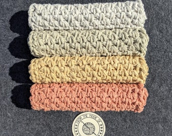 Hemp dish rag, hemp wash cloth, crocheted dish cloth, sustainable kitchen