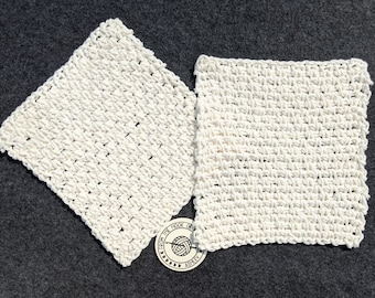 Reusable cotton dish cloth