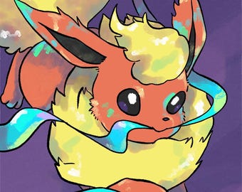 Flareon ribbon print