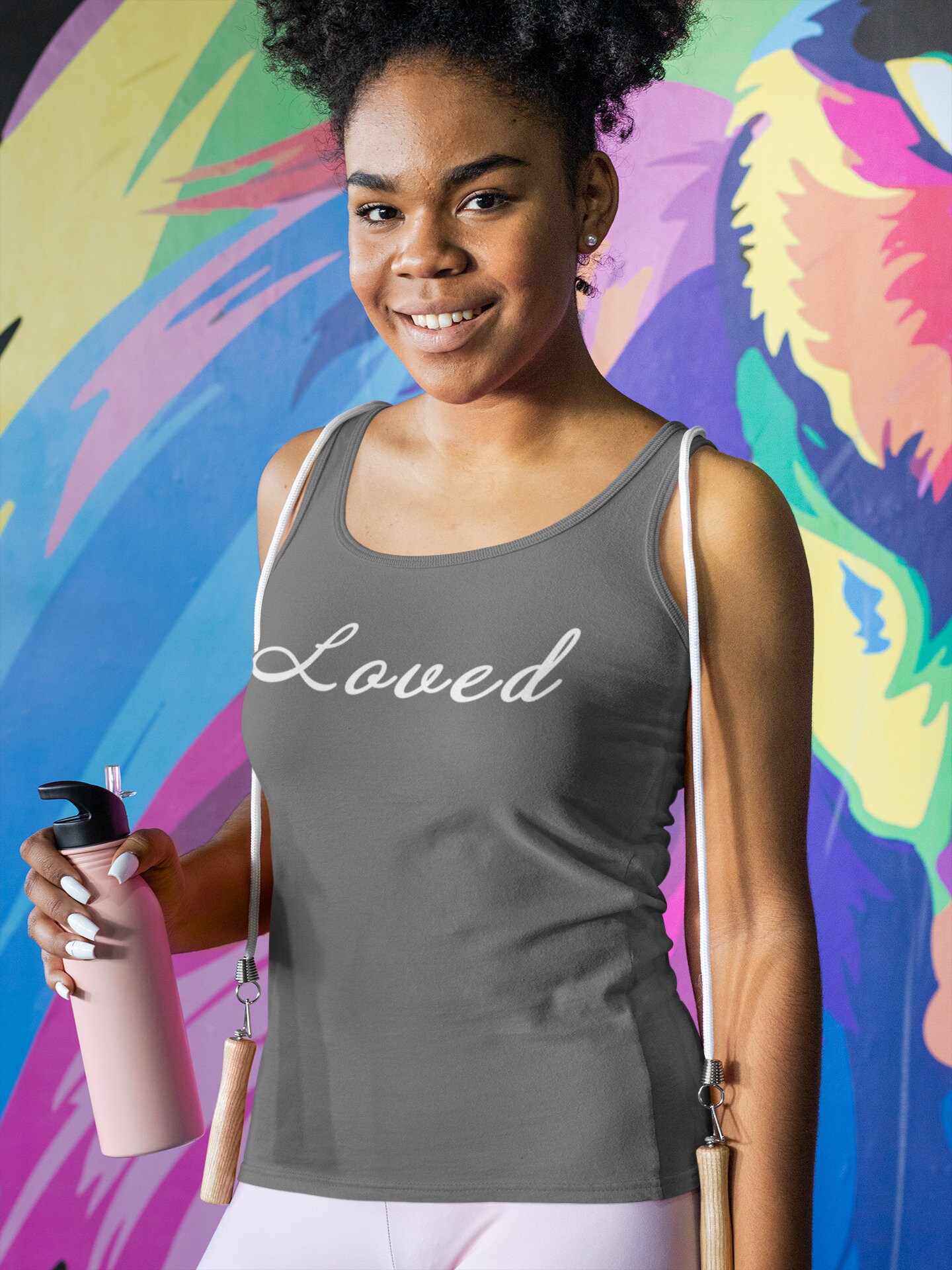 Cute Loved Racerback Tank Athletic Gym Wear - Etsy