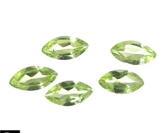 DIY Jewelry Making Beads Wire Wrapping Beads Loose Gemstone 4 Pcs 20x12mm AAA Peridot Green Quartz Concave Cut Marquise Briolettes
