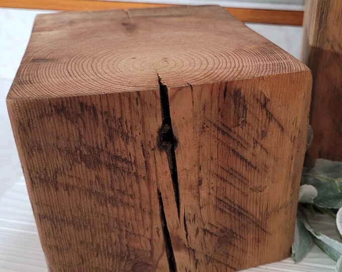 Solid Wood Block Risers, Reclaimed Wood Riser, Wedding Displays ...