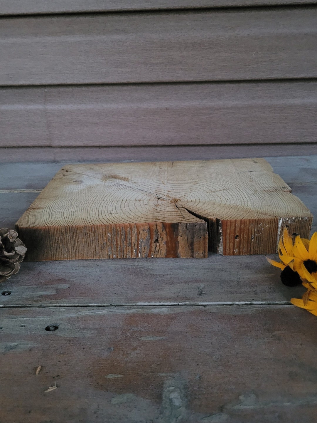 Extra Large Wood Block Riser, Reclaimed Wood Riser, Wedding Displays ...