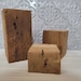 Reclaimed Barnwood Riser, Rustic Wood Block Display, Farmhouse Decor - Etsy