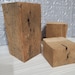 Reclaimed Barnwood Riser, Rustic Wood Block Display, Farmhouse Decor - Etsy