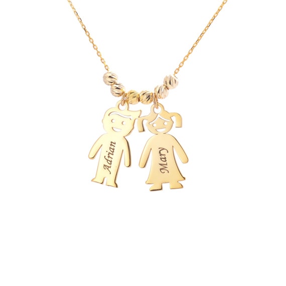 Nameplate necklace for little girl outlet