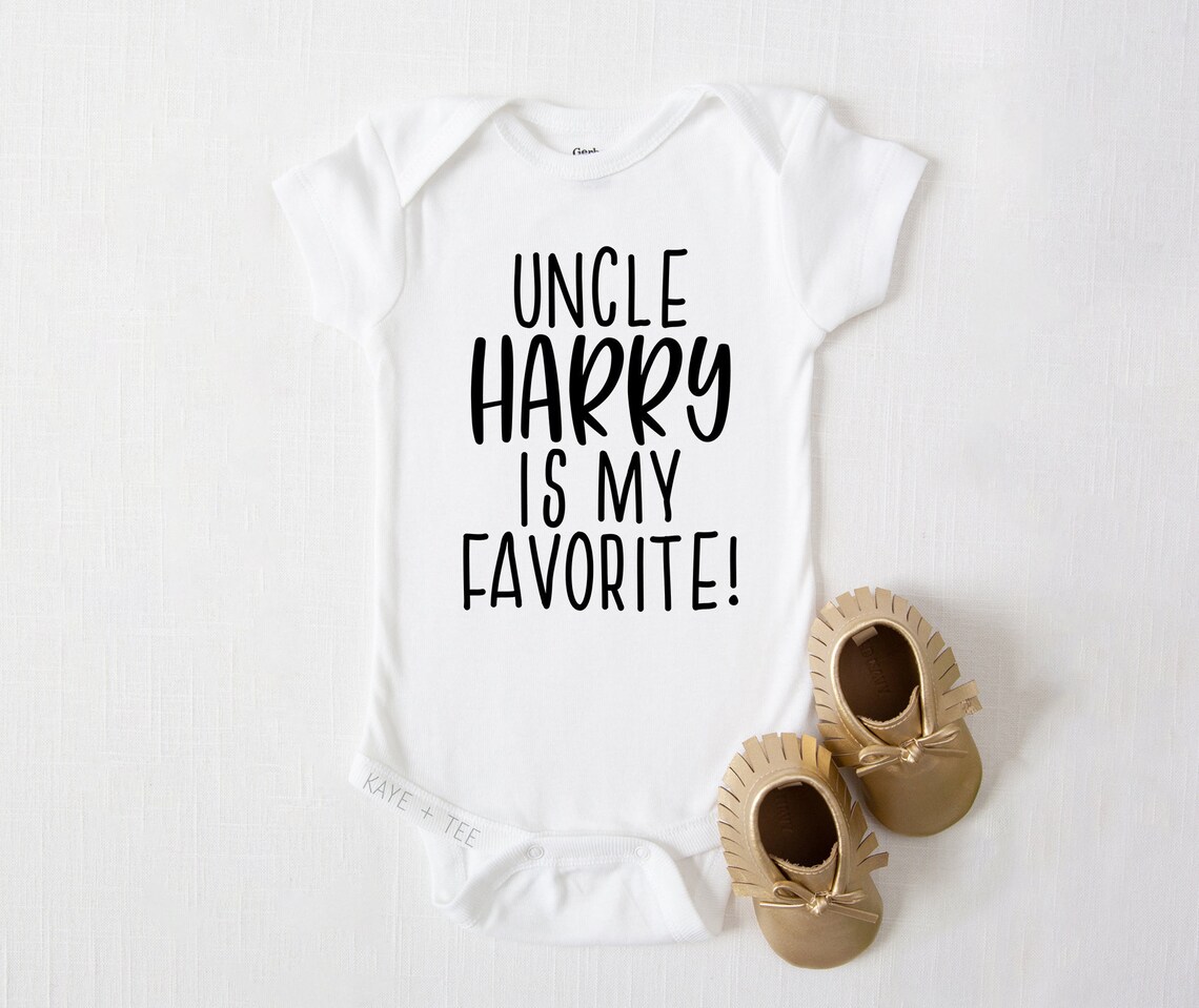 Funny Uncle ONESIES Bodysuit. Favorite Uncle Onesie Baby Etsy