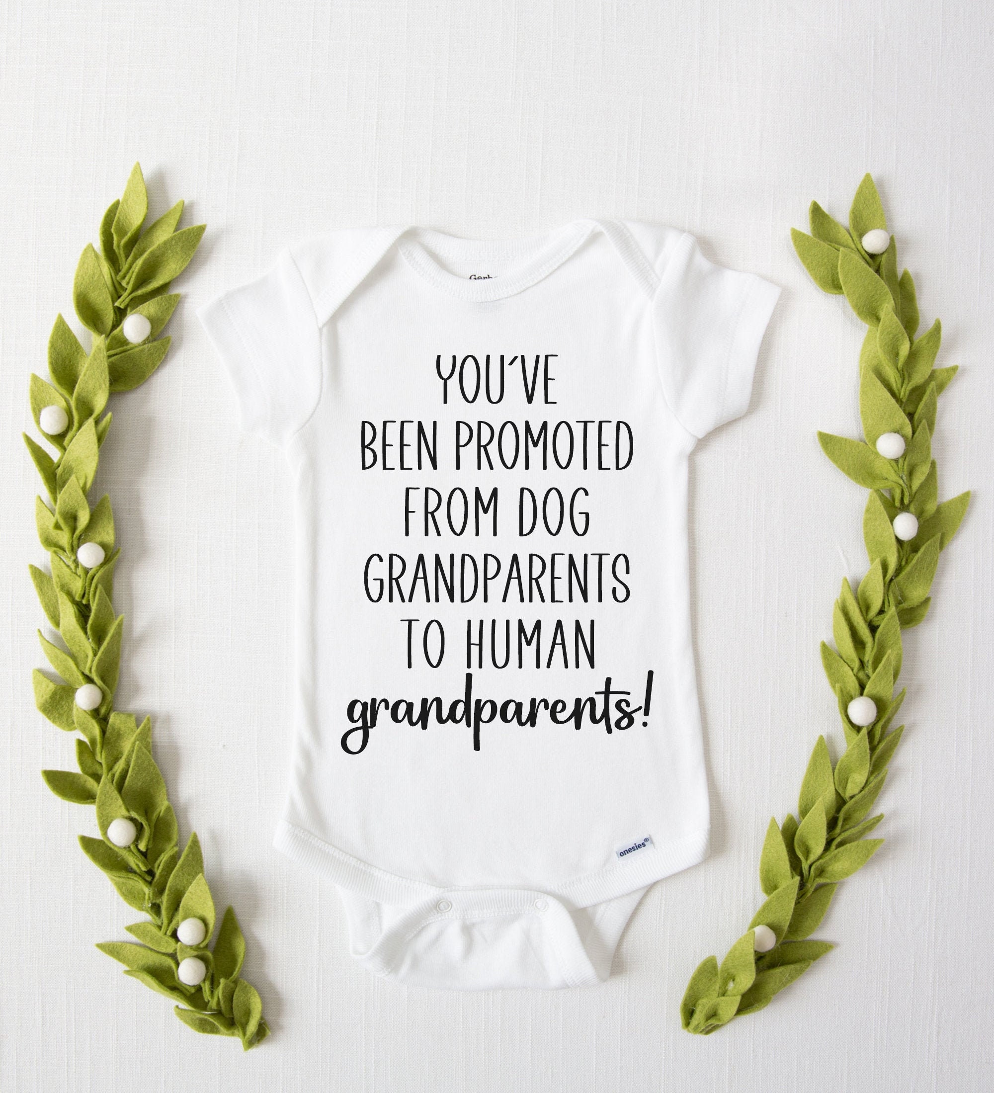 You've Been Promoted From Dog Grandparents to Human Etsy