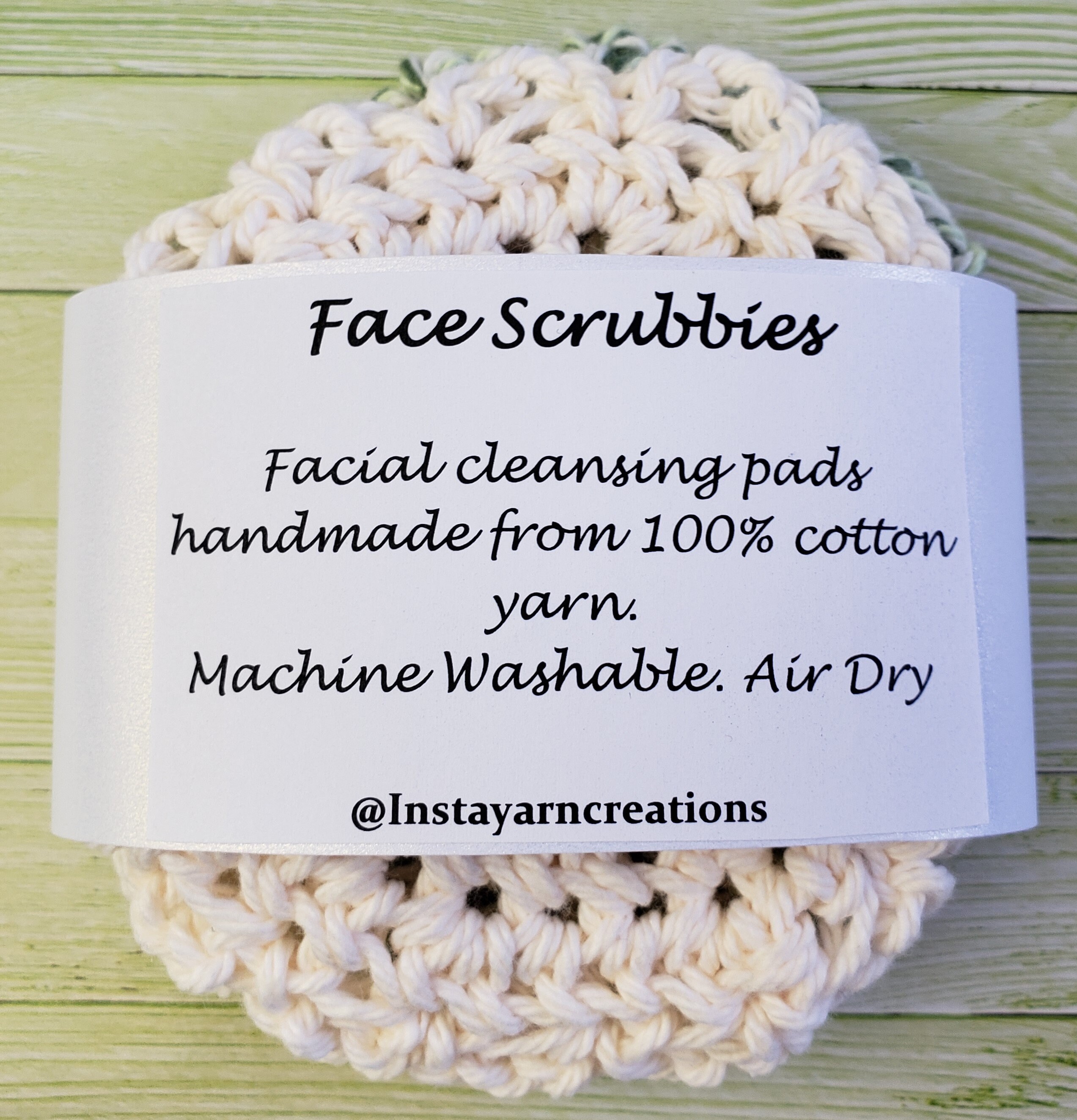 Set of 4 Facial Cleansing Pad Face Scrubby Reusable Cotton Etsy