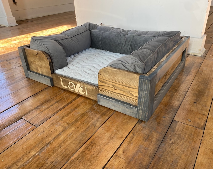 Dog Bed,dog Bed Frame,solid Wood Dog Bed,farmhouse Dog Bed,rustic Dog