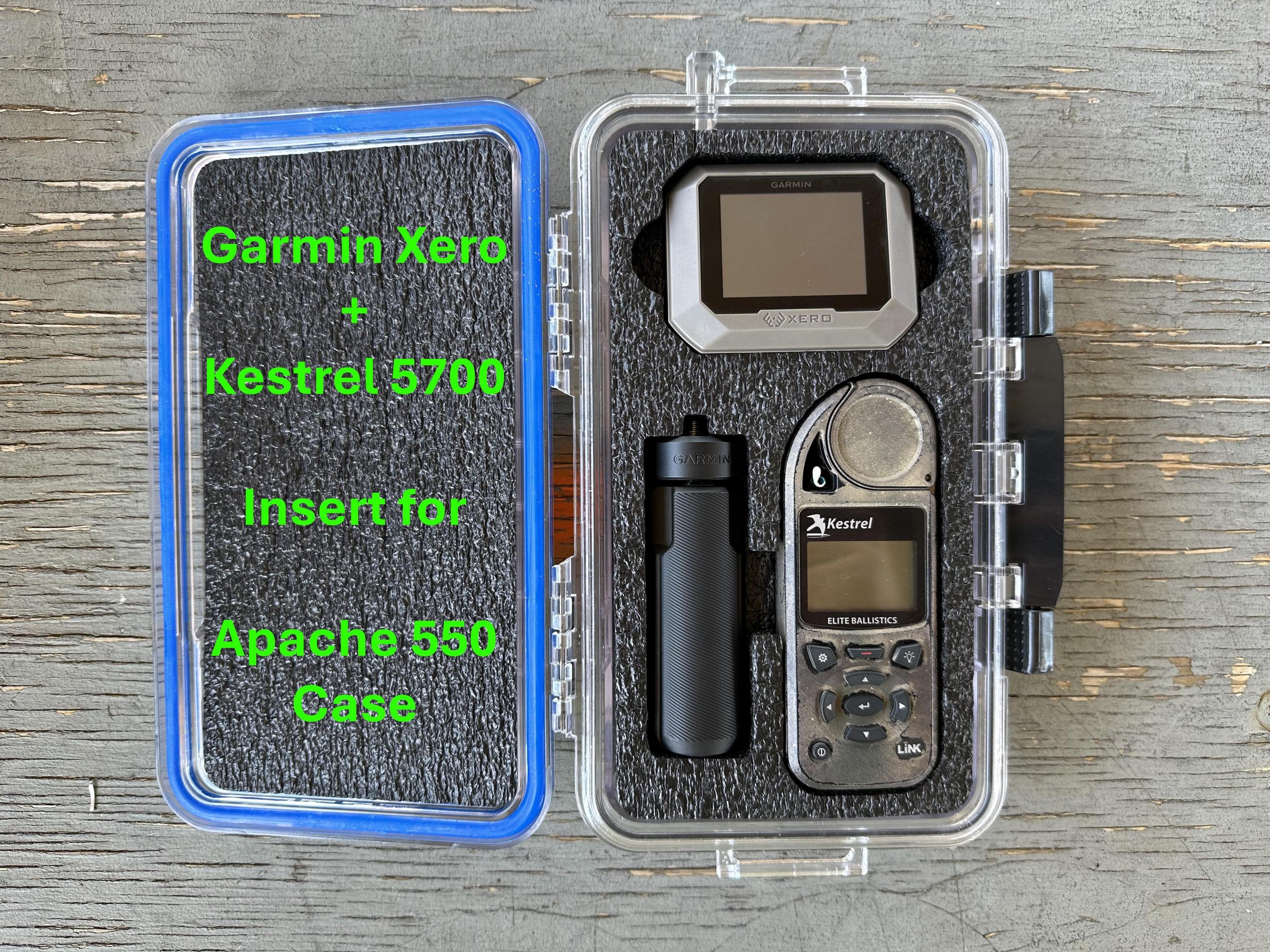 Apache 550 - Garmin Xero C1/C2 & Kestrel 5700 - Case Insert - Etsy