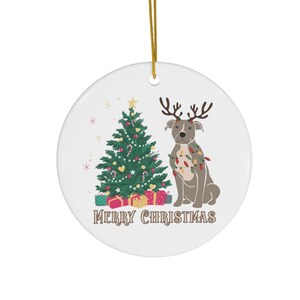 Pitbull Mom - Cedar Ornament Pitbull Mom - Cedar Ornament