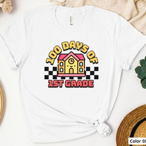 100 Days of 1st Grade Shirt, 100 Day Shirt, 100th Day Of School Celebration, Student Shirt,Back to School Shirt, Gift For Teacher