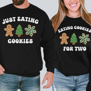 Couples Pregnancy Announcement, Funny Christmas Pregnancy Announcement Shirt, Couples Matching Sweatshirts, Baby Announcement, Baby Reveal