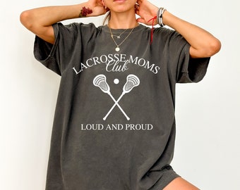 Lacrosse-tröja för mammas komfortfärger, Lacrosse-mammor-klubb, stolt LAX-mamma-tröja, lacrosse-present, matchdags-tröja, lagmamma-present, mors dag